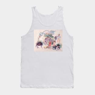 Figures under a Tree by Auguste Renoir Tank Top